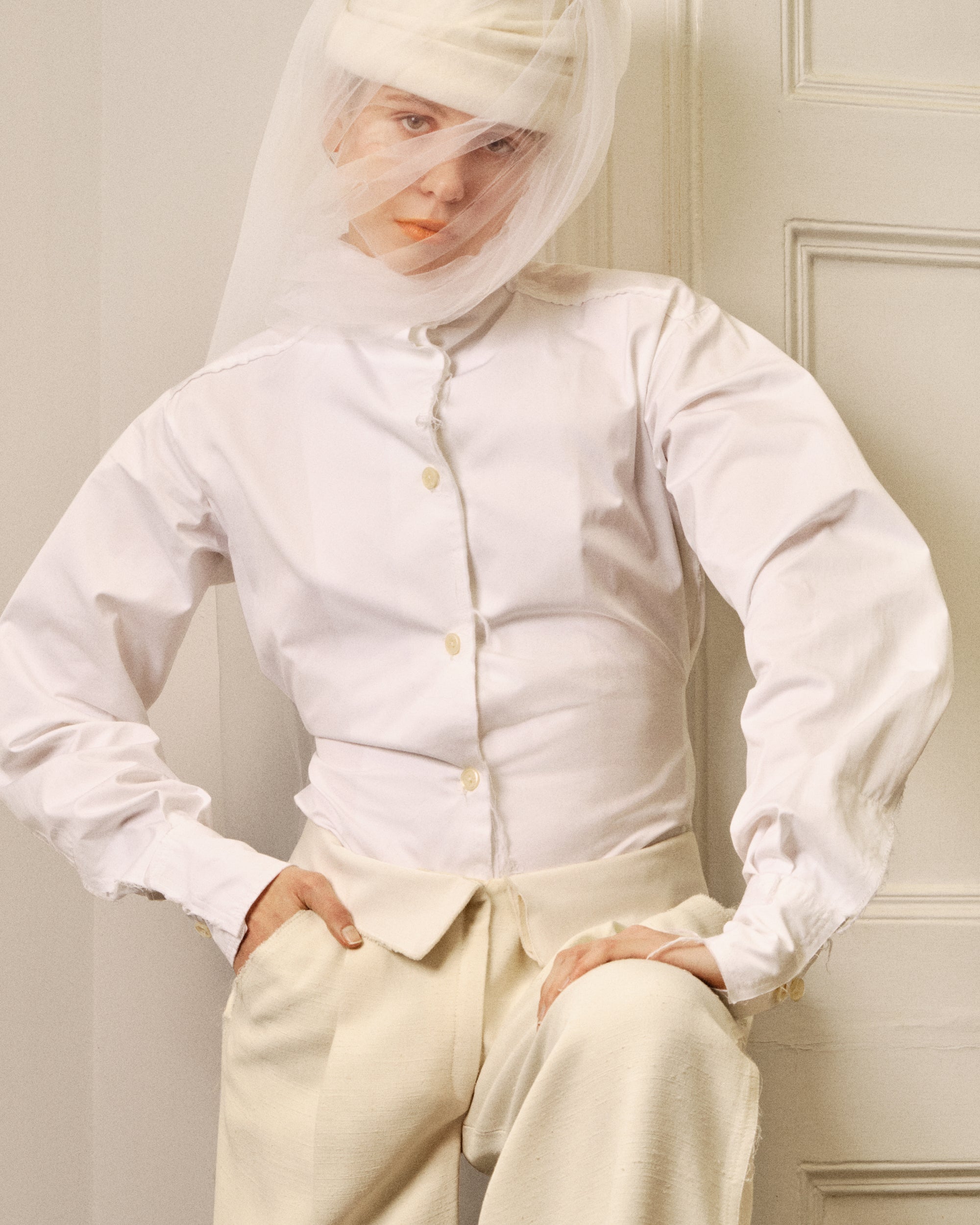 Bridal - Pinched Waist Shirt