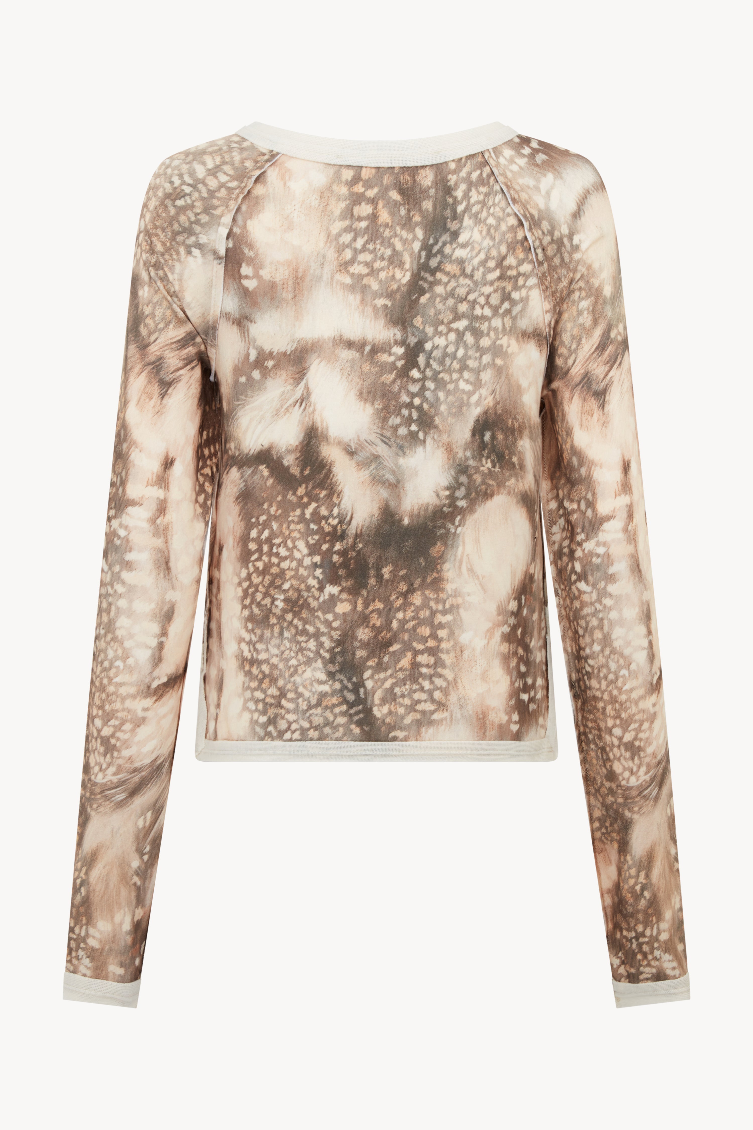 DEER PRINT CLASSIC CARDIGAN