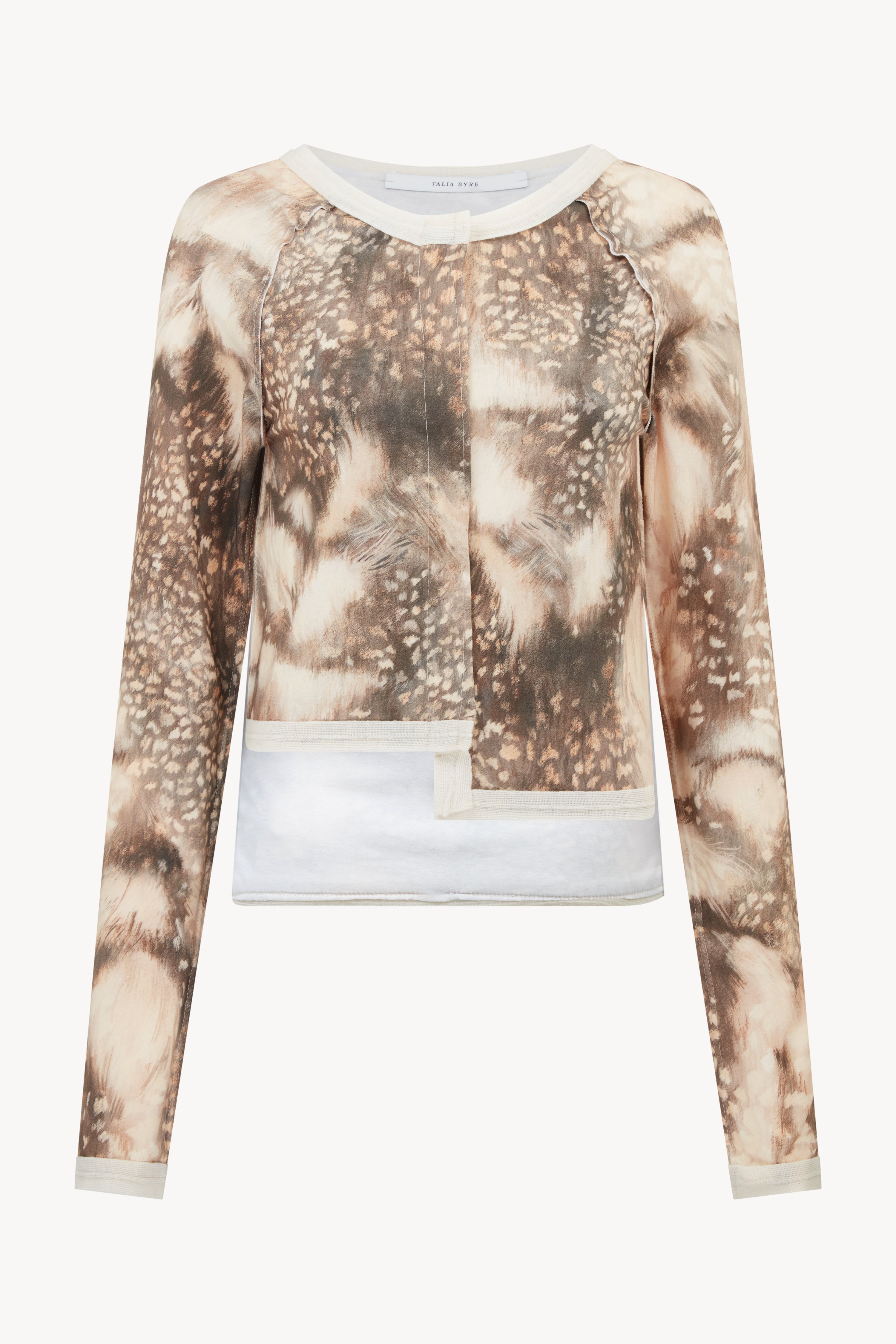 DEER PRINT CLASSIC CARDIGAN