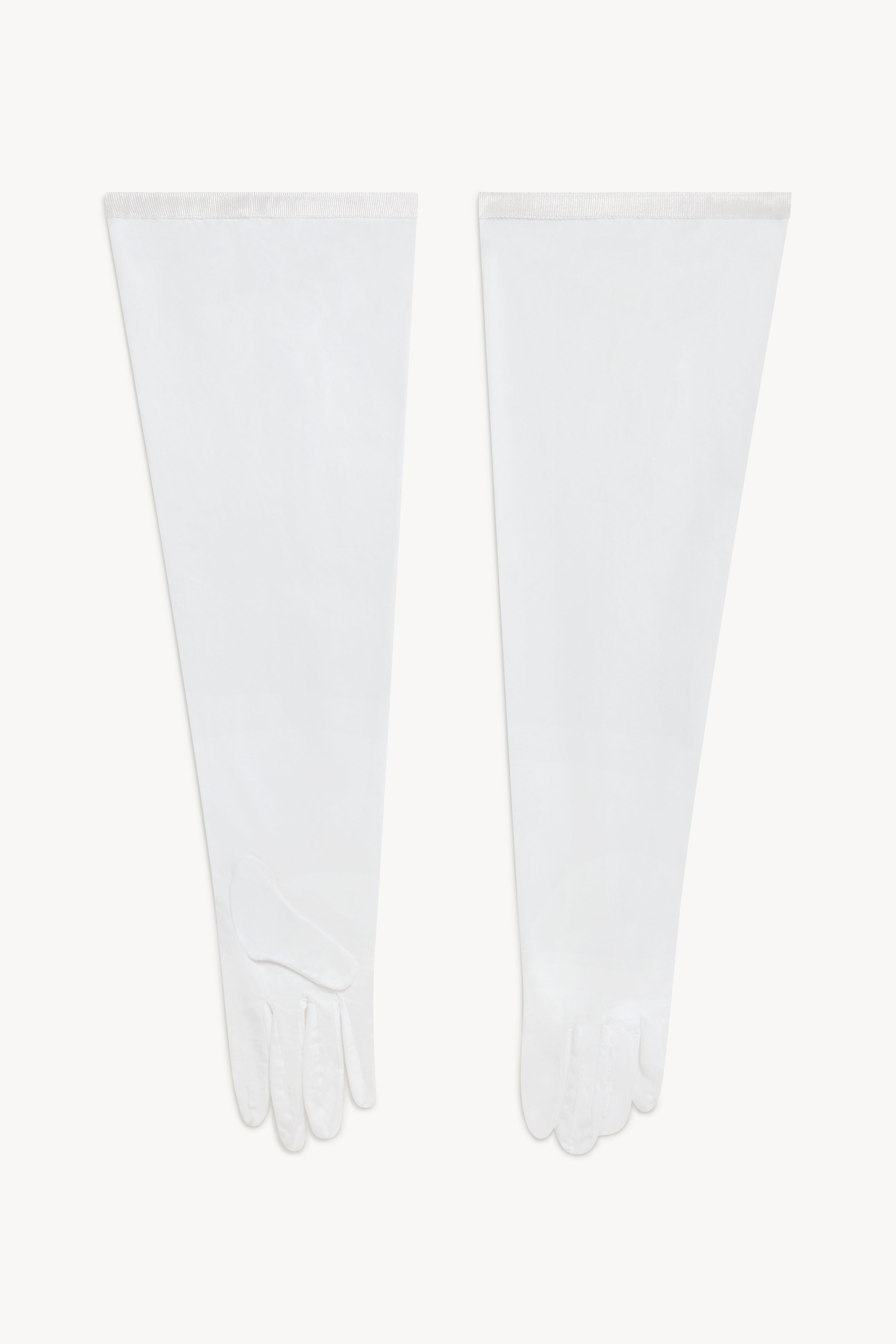 Bridal - Grosgrain Trim Gloves
